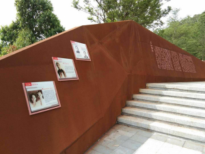 贵州耐候钢挡土墙